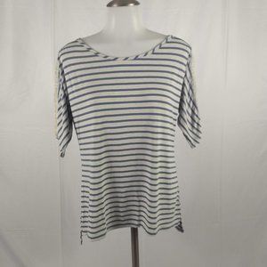 Susan Lawrence Size Small Striped Top Shirt EUC